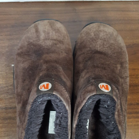 Merrell Primo Chill Chocolate Suede Slides Clogs J63258 Womens Sz 7 - Picture 6 of 8